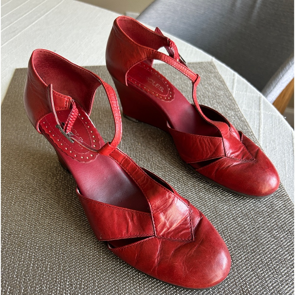 SOLD Aerosoles Vintage Style Wedge Shoes Sz 6
